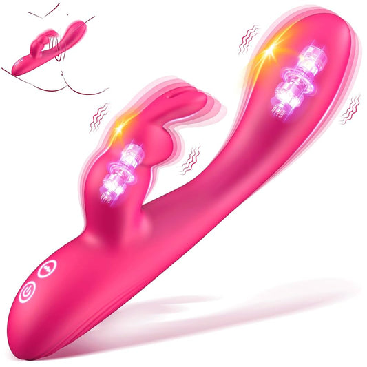 G-Spot Rabbit Vibrator - Rotating Beads (Dual Stimulation)