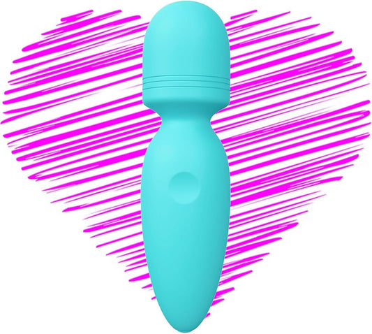 Mini Wand Massager - Travel Size (15 Vibration Modes)