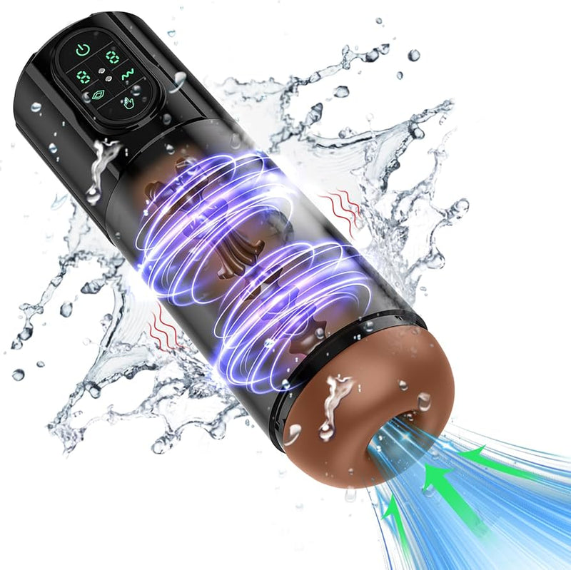 Automatic Male Masturbator with 10 Vibration & Suction Modes