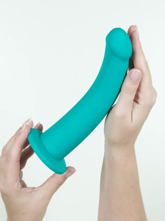 Waterproof Silicone Dildo - Curved Design (8 Inch)