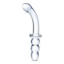 G-Spot Dildo with Textured Shaft (Ribbed Design, 8 Inch)